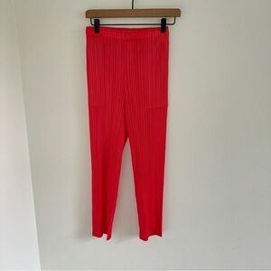 Pleats Please Issey Miyake Coral Pants Size 3